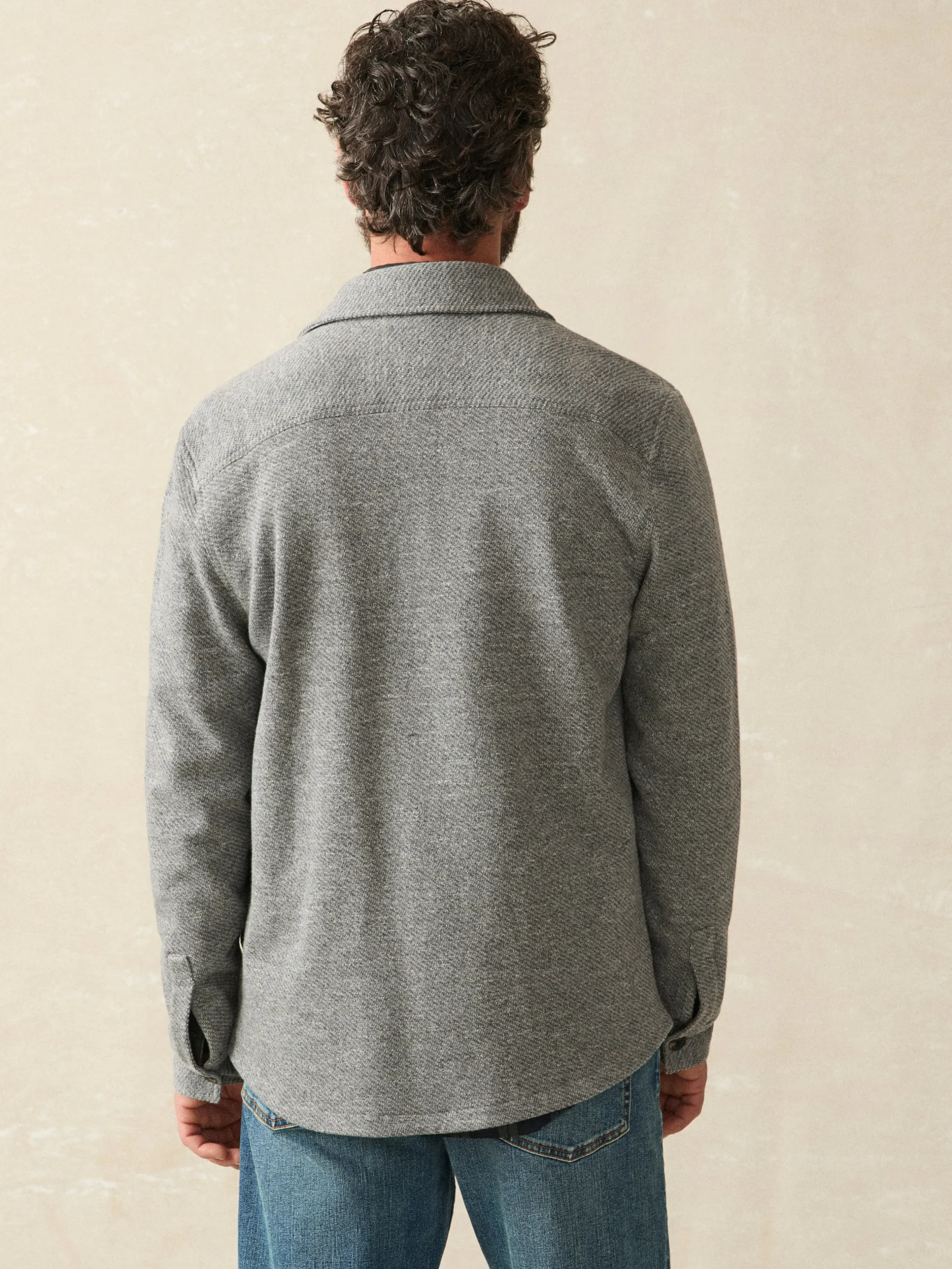 Faherty Brand Jackets & Vests*Inlet Knit CPO -