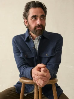 Faherty Brand Jackets & Vests*Inlet Knit CPO -