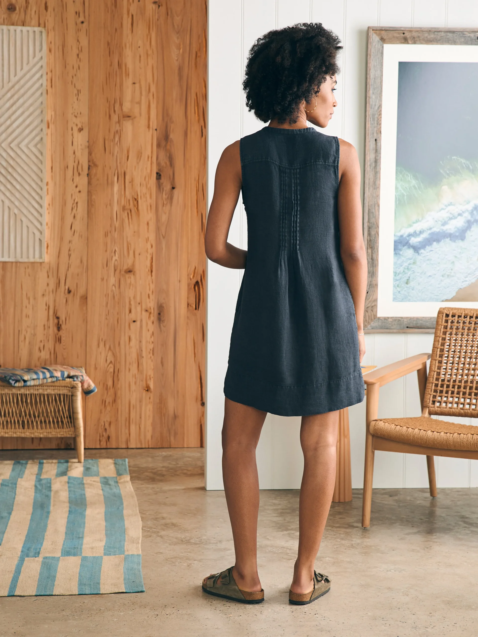 Women Faherty Brand Dresses*Isha Basketweave Dress -