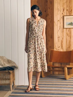 Women Faherty Brand Dresses*Isha Midi Dress -