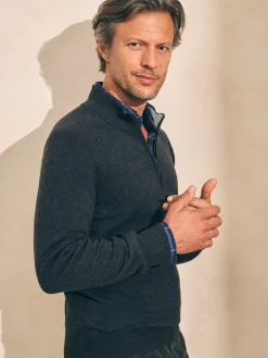 Faherty Brand Sweaters*Jackson Quarter Zip Sweater -