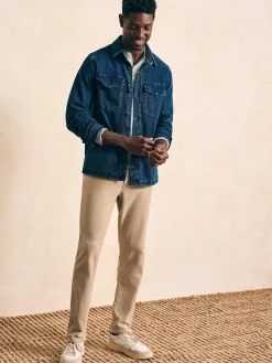 Faherty Brand Jackets & Vests*Jersey Shirt Jacket -
