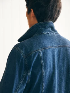Faherty Brand Jackets & Vests*Jersey Trucker Jacket -
