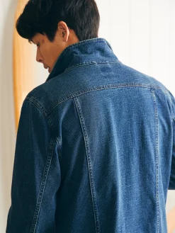 Faherty Brand Jackets & Vests*Jersey Trucker Jacket -