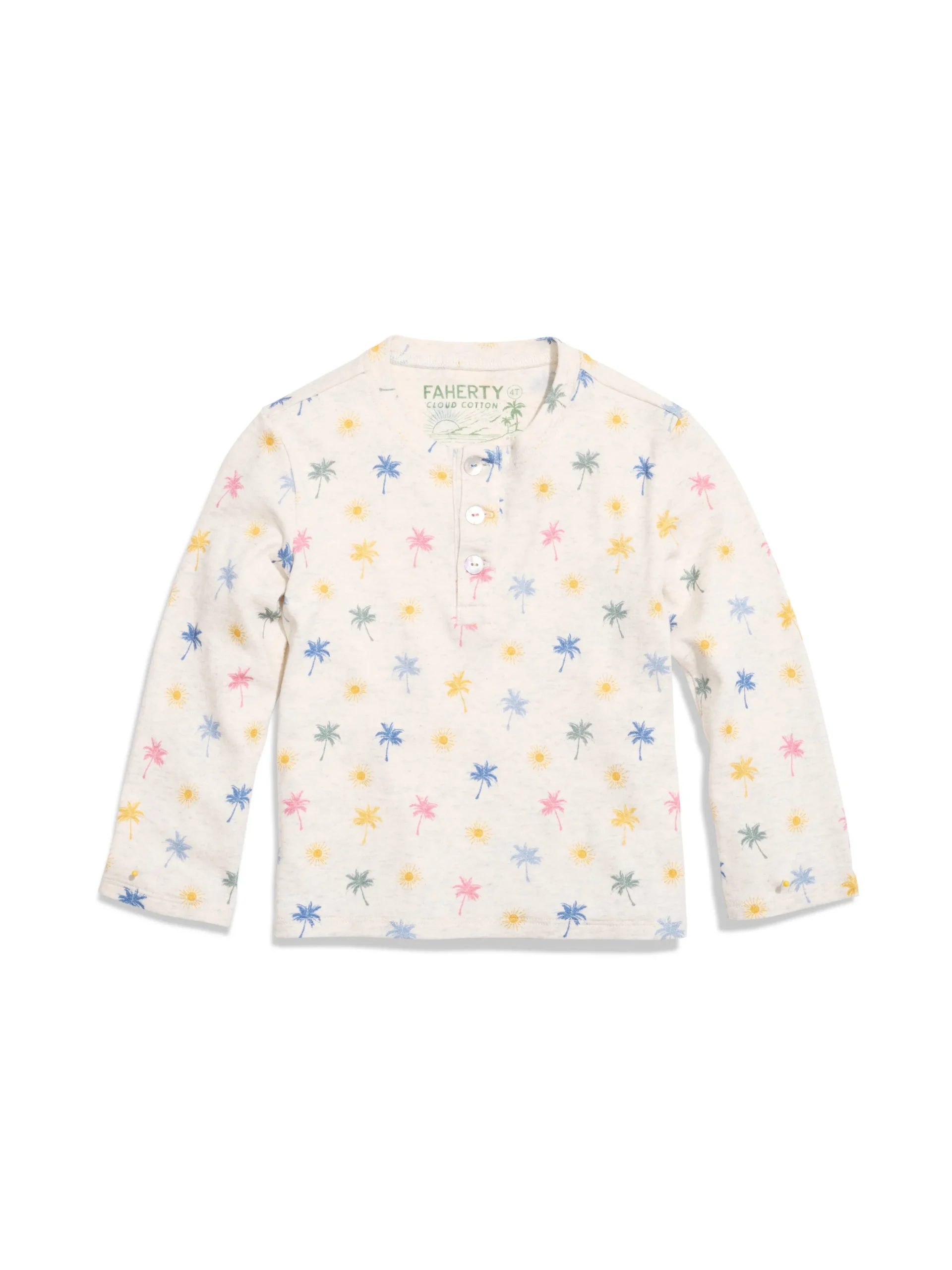 Kids Faherty Brand Kids*Kids Cloud Cotton Pajama Set -