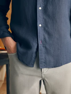Faherty Brand Shirts*Laguna Linen Shirt -