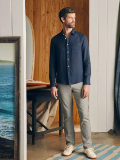 Faherty Brand Shirts*Laguna Linen Shirt -