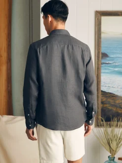 Faherty Brand Shirts*Laguna Linen Shirt -