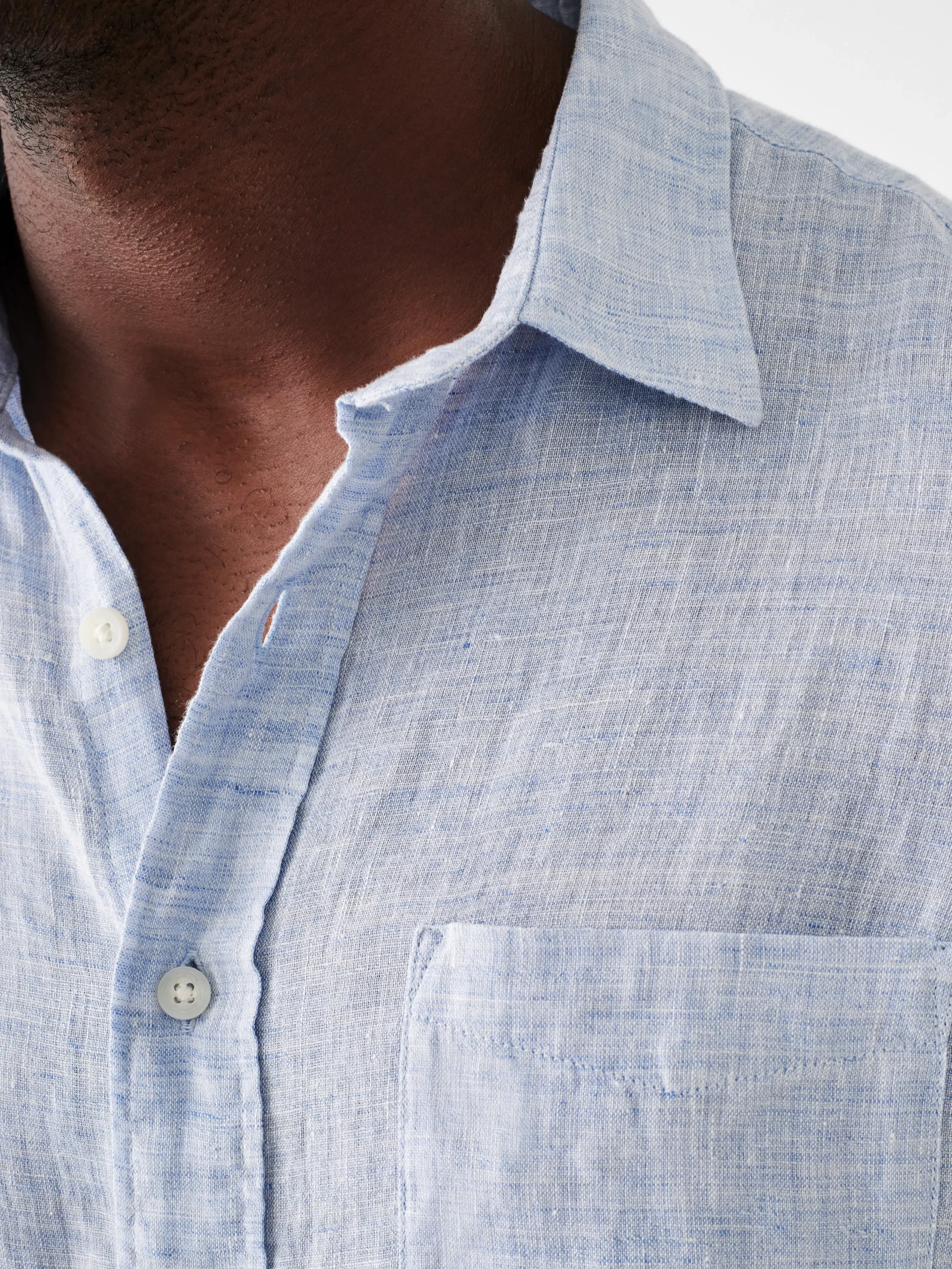 Faherty Brand Shirts*Laguna Linen Shirt (Tall) -