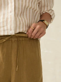 Women Faherty Brand Shorts & Skirts*Laguna Linen Tie Waist Short -
