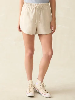 Women Faherty Brand Shorts & Skirts*Laguna Linen Tie Waist Short -