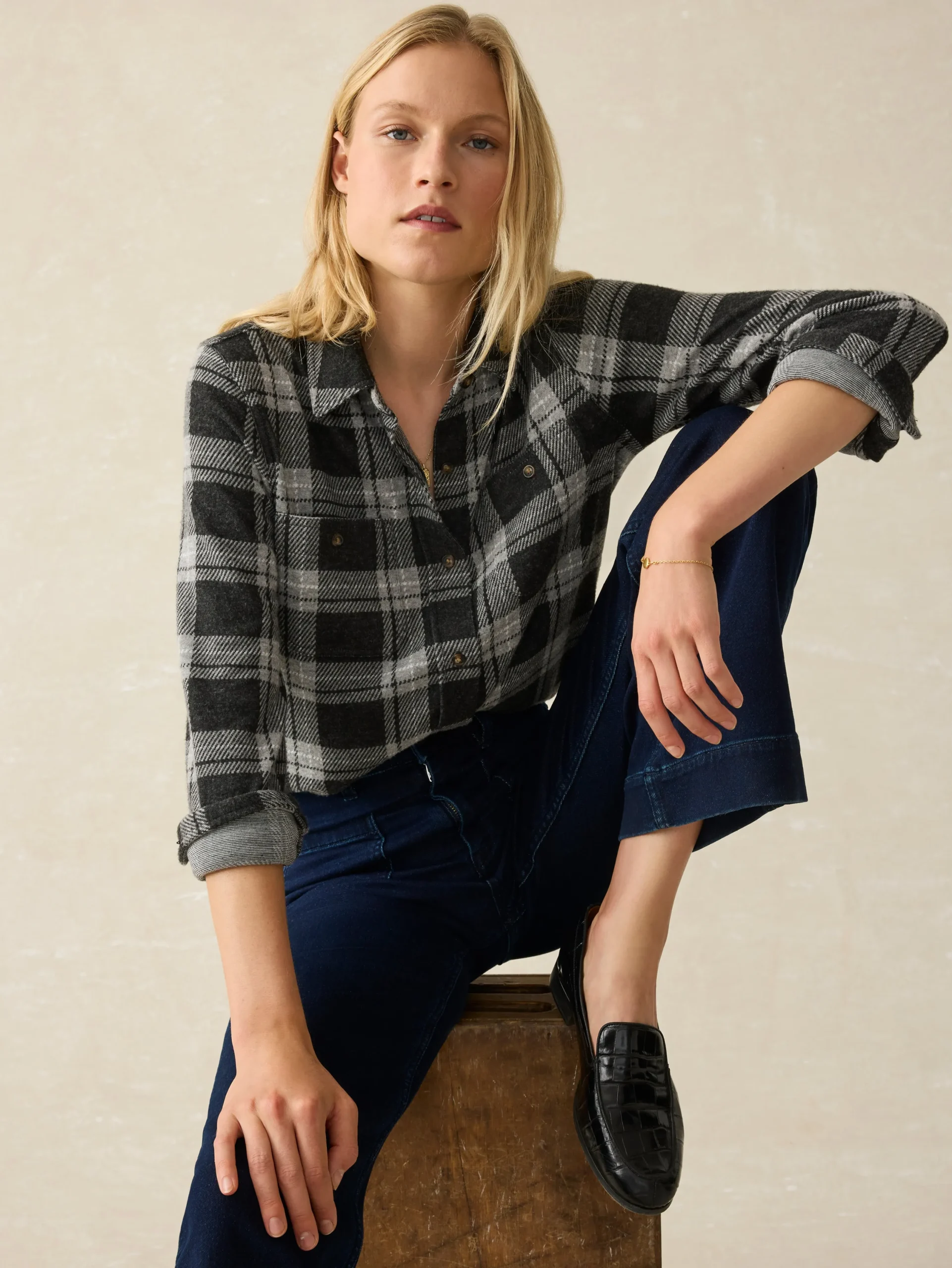 Women Faherty Brand Shirts & Tops*Legend™ Sweater Shirt -