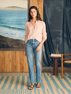 Women Faherty Brand Shirts & Tops*Legend™ Sweater Shirt -