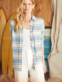 Women Faherty Brand Shirts & Tops*Legend™ Sweater Shirt -