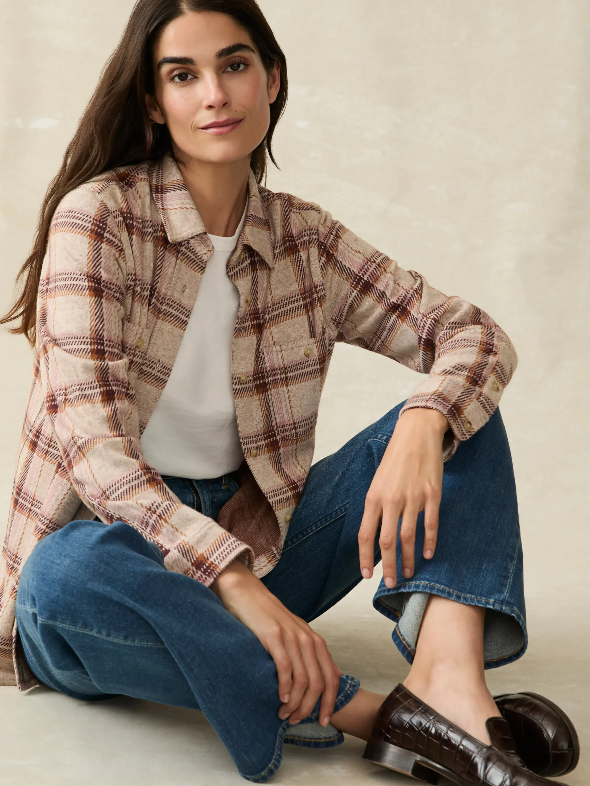 Women Faherty Brand Shirts & Tops*Legend™ Sweater Shirt -