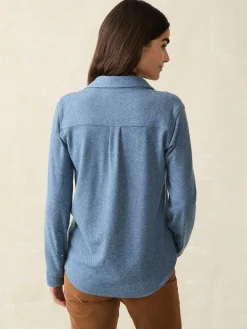 Women Faherty Brand Shirts & Tops*Legend™ Sweater Shirt -