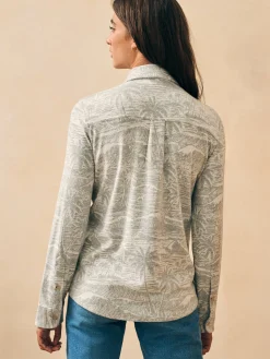 Women Faherty Brand Shirts & Tops*Legend™ Sweater Shirt -