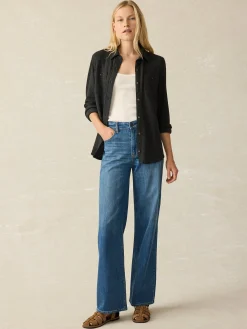 Women Faherty Brand Shirts & Tops*Legend™ Sweater Shirt -
