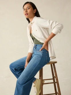Women Faherty Brand Shirts & Tops*Legend™ Sweater Shirt -