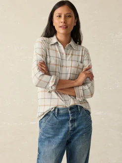 Women Faherty Brand Shirts & Tops*Legend™ Sweater Shirt -
