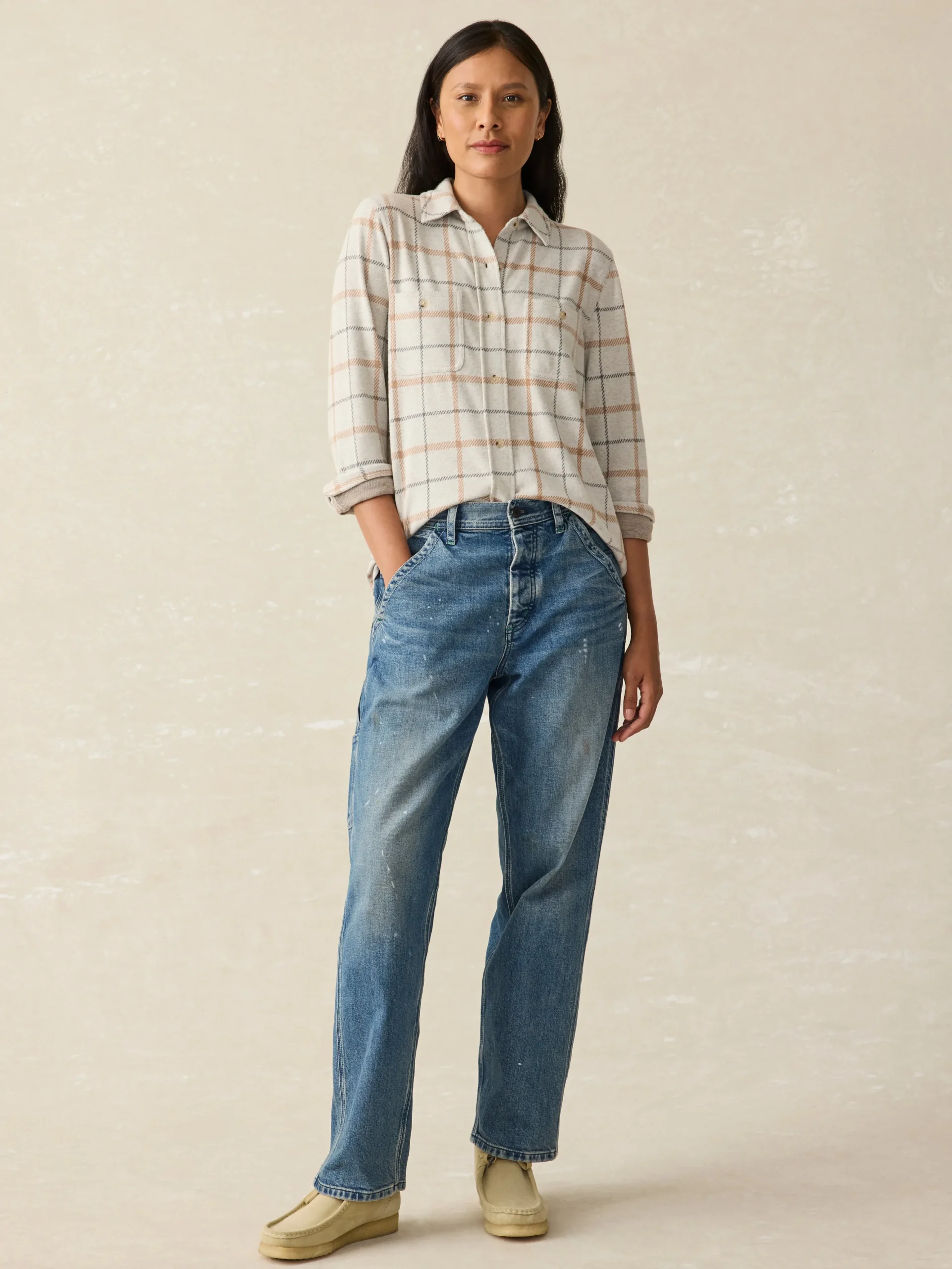 Women Faherty Brand Shirts & Tops*Legend™ Sweater Shirt -