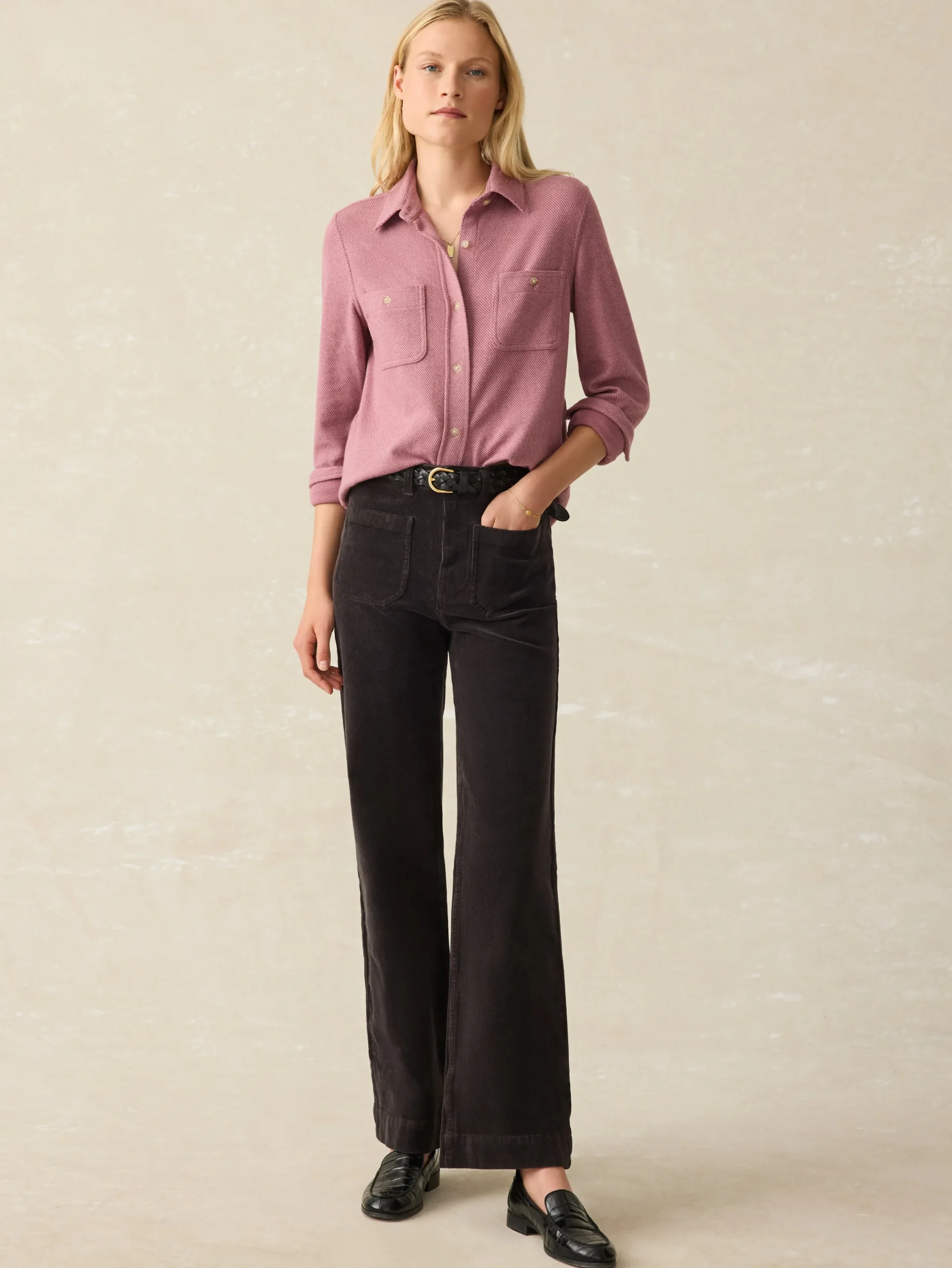 Women Faherty Brand Shirts & Tops*Legend™ Sweater Shirt -