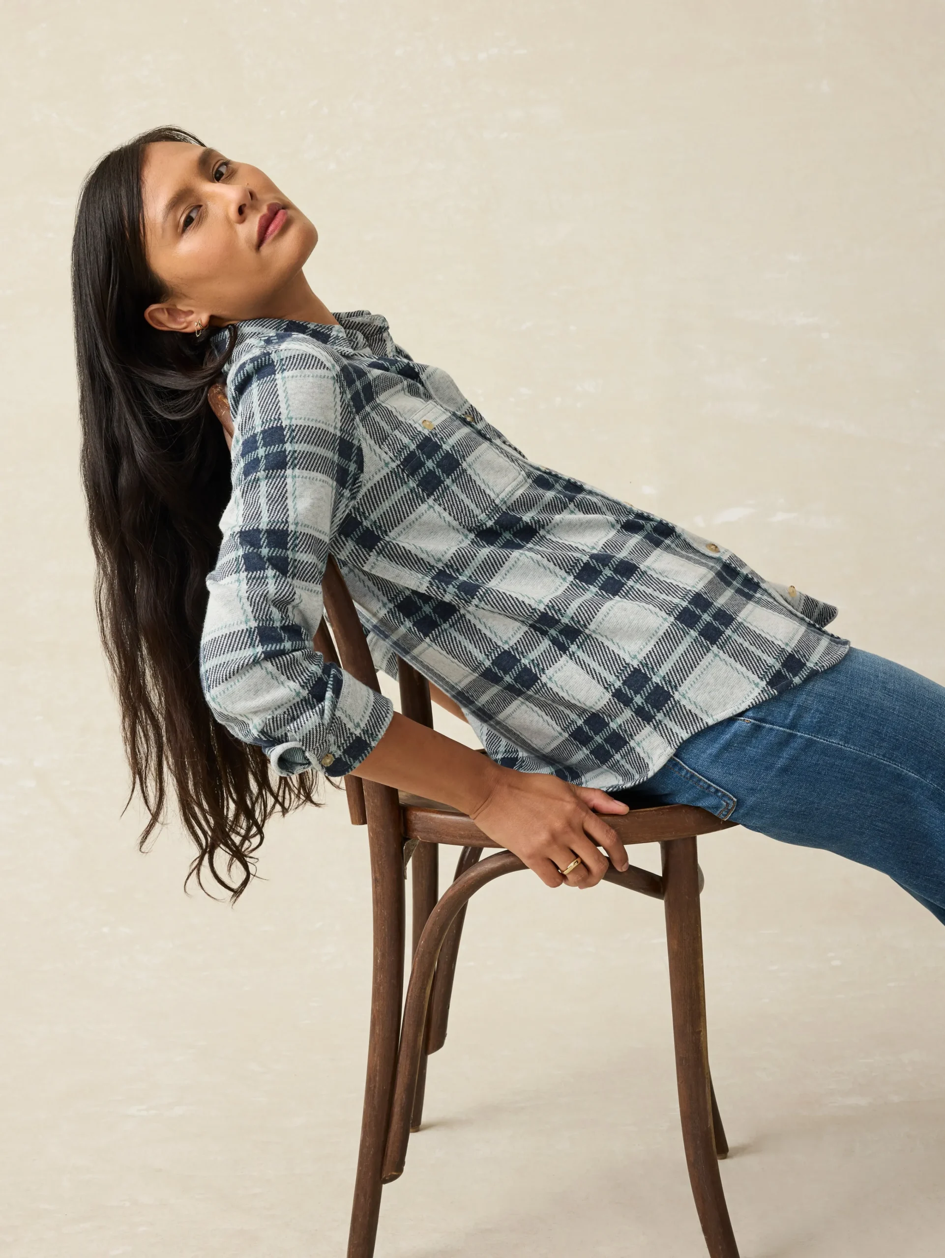 Women Faherty Brand Shirts & Tops*Legend™ Sweater Shirt -