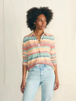 Women Faherty Brand Shirts & Tops*Legend™ Sweater Shirt -