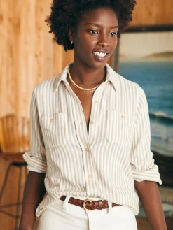 Women Faherty Brand Shirts & Tops*Legend™ Sweater Shirt -
