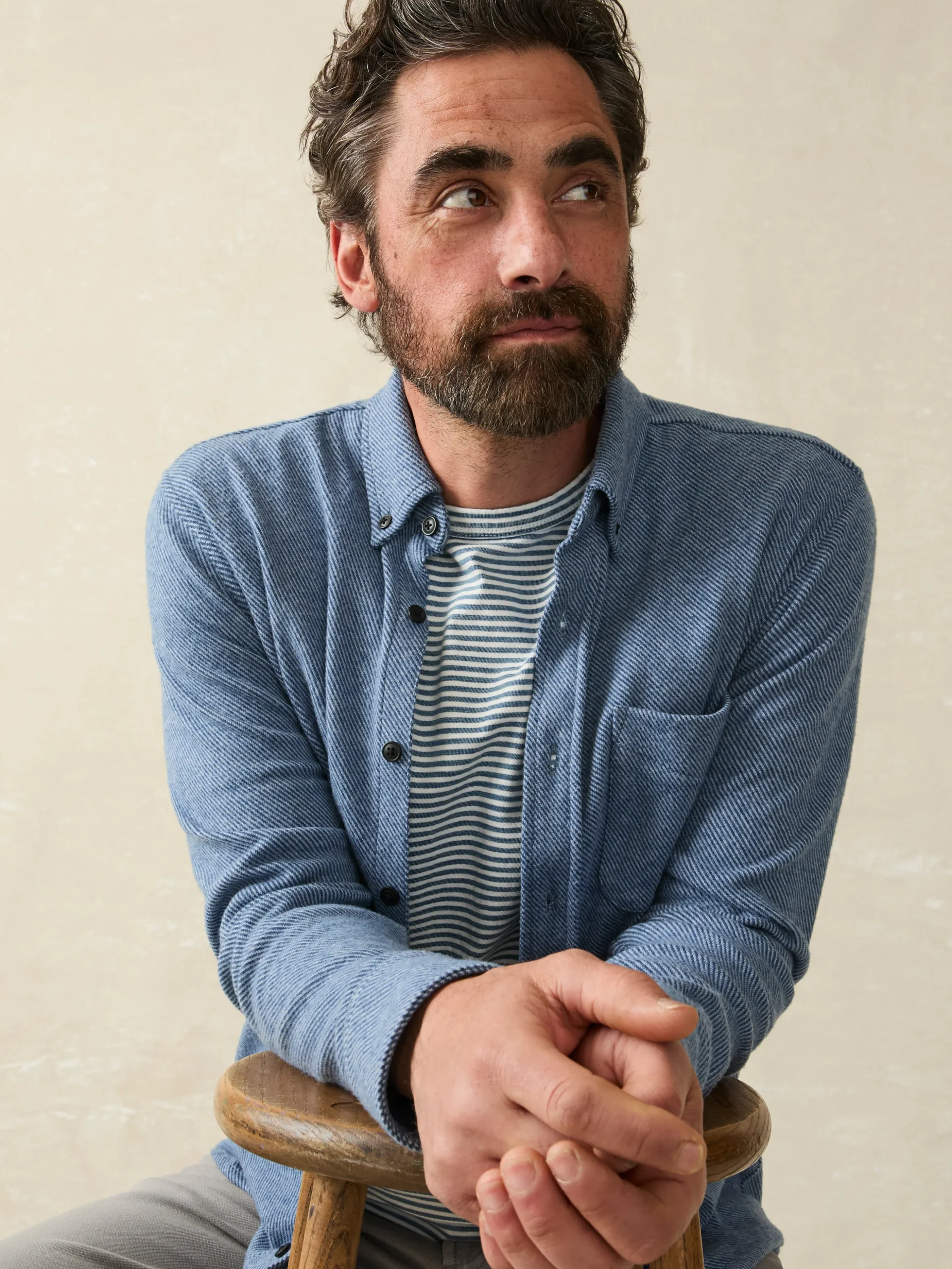 Faherty Brand Shirts*Legend™ Sweater Shirt (Single Pocket) -