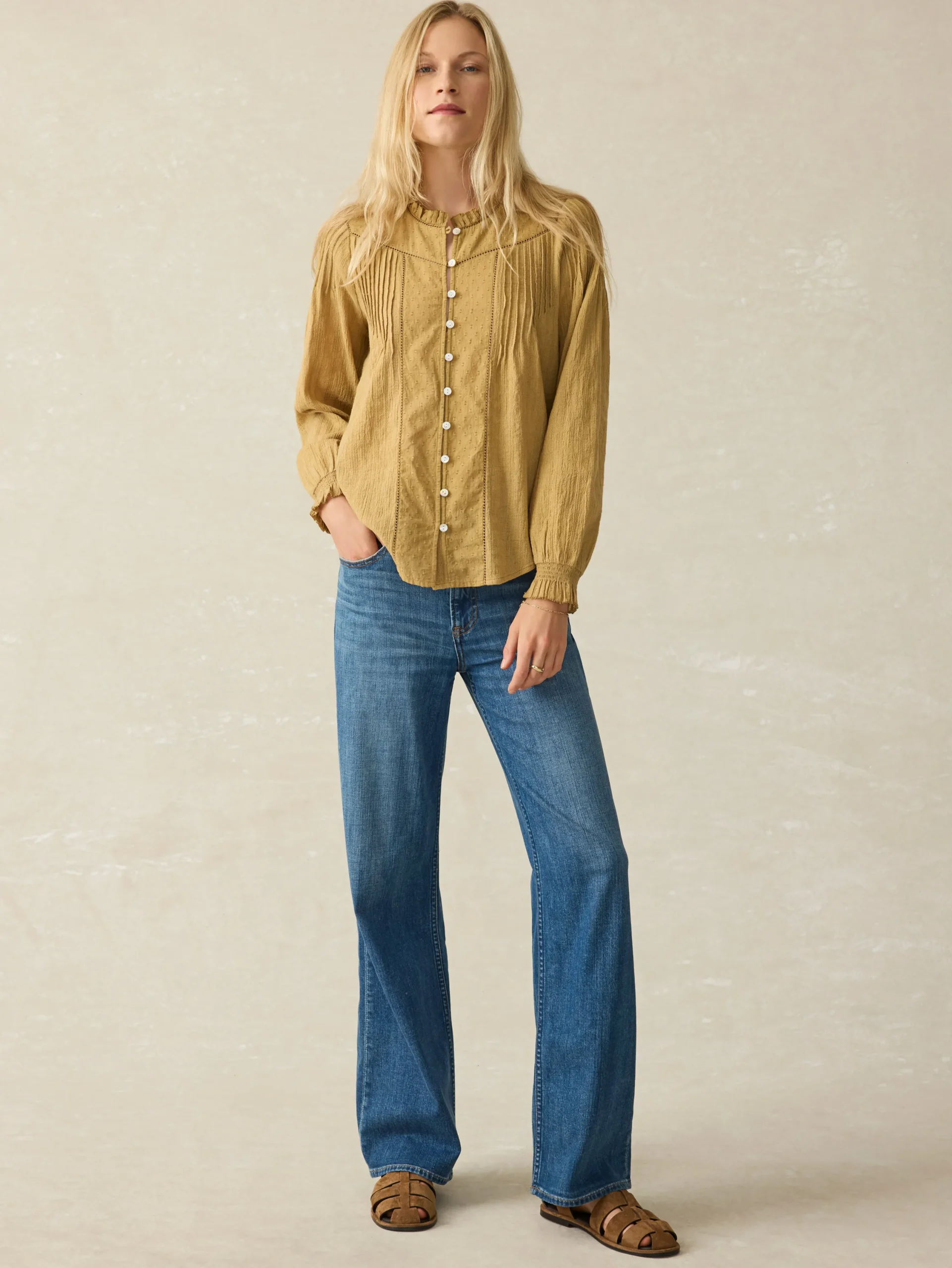 Women Faherty Brand Shirts & Tops*Lily Top -