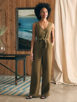 Women Faherty Brand Dresses|Overalls & Jumpsuits*Linen Alina Jumpsuit -