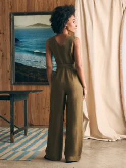 Women Faherty Brand Dresses|Overalls & Jumpsuits*Linen Alina Jumpsuit -