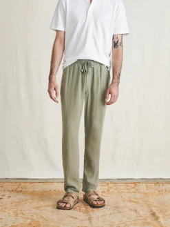 Faherty Brand Pants*Linen Drawstring Pant -