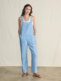 Women Faherty Brand Dresses|Overalls & Jumpsuits*Linen Mechanic Overall -