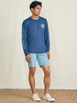 Faherty Brand T-Shirts & Henleys*Long-Sleeve Surfrider Shorelite UPF Tee -