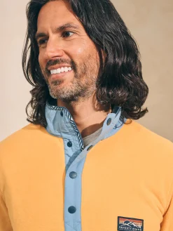 Faherty Brand Jackets & Vests|Hoodies & Sweatshirts*Low Pile Fleece Popover -