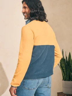 Faherty Brand Jackets & Vests|Hoodies & Sweatshirts*Low Pile Fleece Popover -