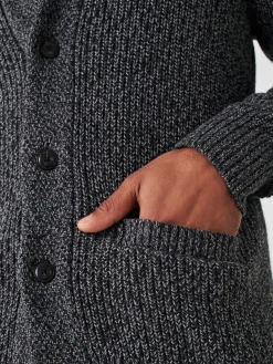 Faherty Brand Sweaters*Marled Cotton Cardigan -