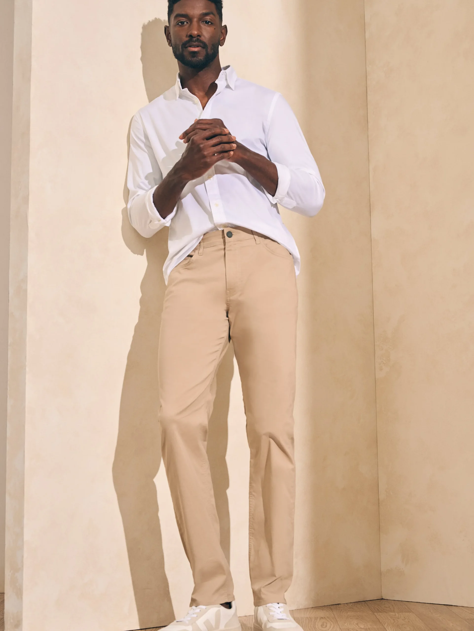 Faherty Brand Pants*Movement™ 5-Pocket Pant Athletic Fit -