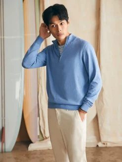 Faherty Brand Sweaters*Movement™ Quarter Zip Sweater (Tall) -