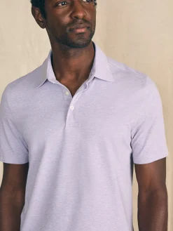 Faherty Brand Polo Shirts*Movement™ Short-Sleeve Pique Polo Shirt -