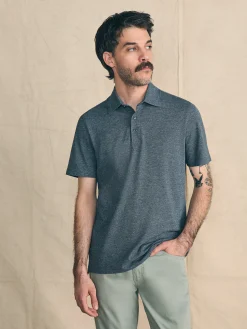 Faherty Brand Polo Shirts*Movement™ Short-Sleeve Pique Polo Shirt -