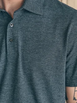 Faherty Brand Polo Shirts*Movement™ Short-Sleeve Pique Polo Shirt -
