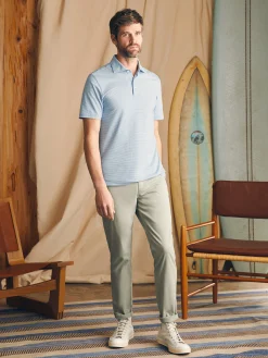 Faherty Brand Polo Shirts*Movement™ Short-Sleeve Pique Polo Shirt -