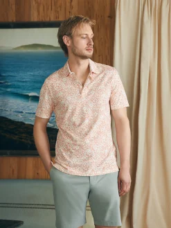 Faherty Brand Polo Shirts*Movement™ Short-Sleeve Pique Polo Shirt -