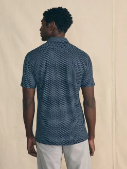 Faherty Brand Polo Shirts*Movement™ Short-Sleeve Pique Polo Shirt -