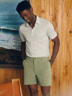 Faherty Brand Polo Shirts*Movement™ Short-Sleeve Pique Polo Shirt -