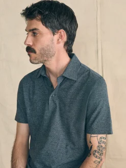 Faherty Brand Polo Shirts*Movement™ Short-Sleeve Pique Polo Shirt (Tall) -