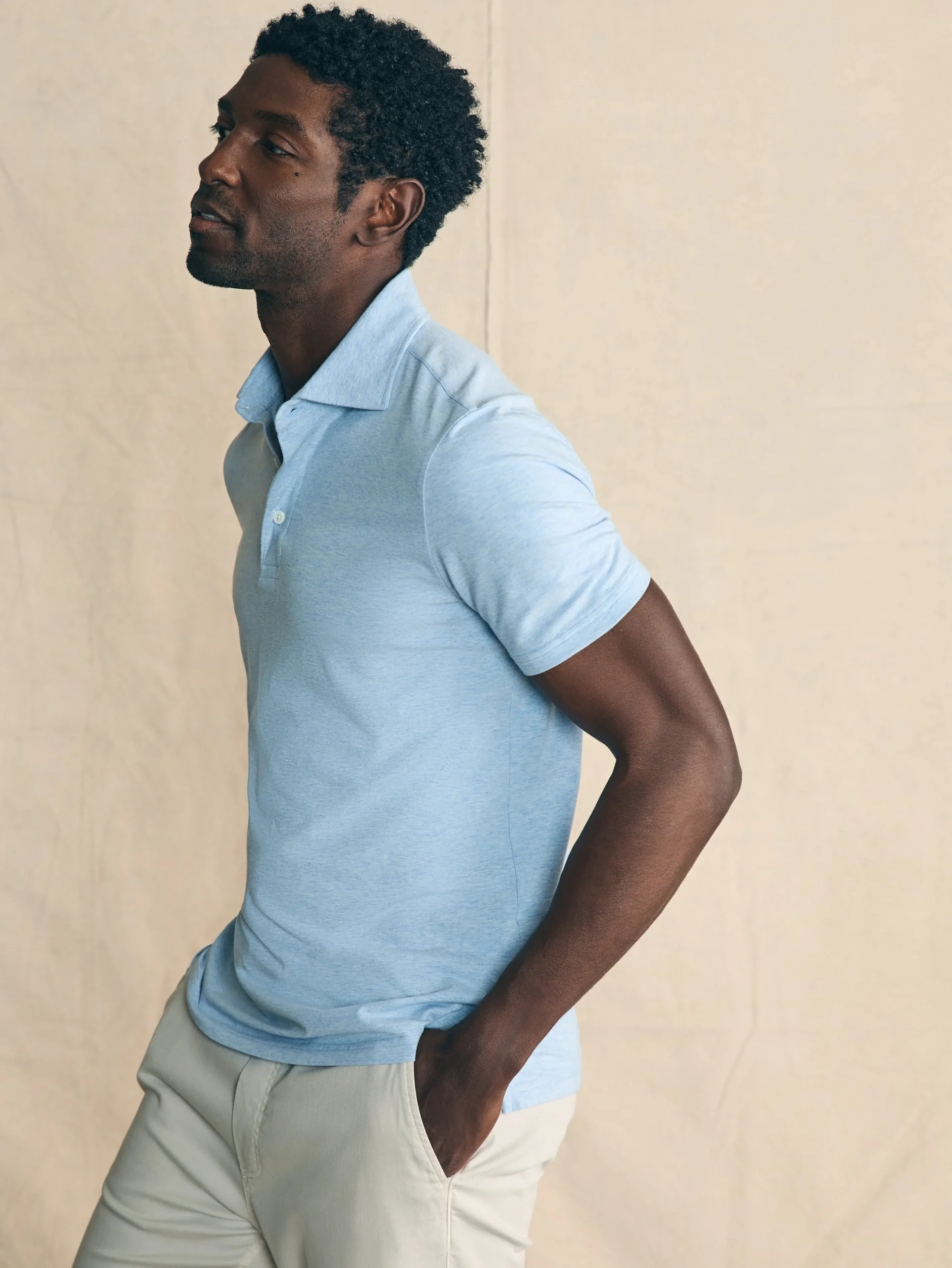 Faherty Brand Polo Shirts*Movement™ Short-Sleeve Polo Shirt -